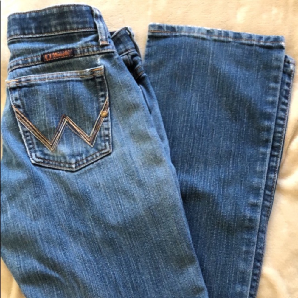 Wrangler bootcut jeans size 3/4x34
